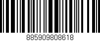 Código de barras (EAN, GTIN, SKU, ISBN): '885909808618'