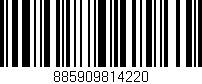 Código de barras (EAN, GTIN, SKU, ISBN): '885909814220'