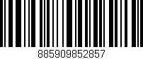 Código de barras (EAN, GTIN, SKU, ISBN): '885909852857'