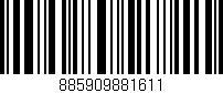 Código de barras (EAN, GTIN, SKU, ISBN): '885909881611'