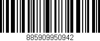 Código de barras (EAN, GTIN, SKU, ISBN): '885909950942'