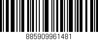 Código de barras (EAN, GTIN, SKU, ISBN): '885909961481'