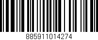 Código de barras (EAN, GTIN, SKU, ISBN): '885911014274'