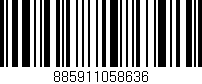 Código de barras (EAN, GTIN, SKU, ISBN): '885911058636'