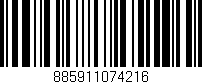 Código de barras (EAN, GTIN, SKU, ISBN): '885911074216'