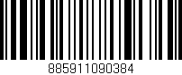 Código de barras (EAN, GTIN, SKU, ISBN): '885911090384'
