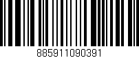 Código de barras (EAN, GTIN, SKU, ISBN): '885911090391'