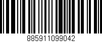 Código de barras (EAN, GTIN, SKU, ISBN): '885911099042'