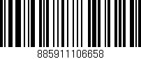 Código de barras (EAN, GTIN, SKU, ISBN): '885911106658'