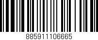 Código de barras (EAN, GTIN, SKU, ISBN): '885911106665'