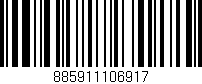 Código de barras (EAN, GTIN, SKU, ISBN): '885911106917'