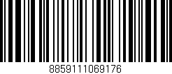 Código de barras (EAN, GTIN, SKU, ISBN): '8859111069176'