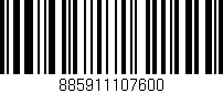 Código de barras (EAN, GTIN, SKU, ISBN): '885911107600'