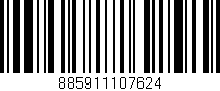 Código de barras (EAN, GTIN, SKU, ISBN): '885911107624'