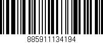 Código de barras (EAN, GTIN, SKU, ISBN): '885911134194'