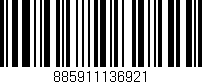 Código de barras (EAN, GTIN, SKU, ISBN): '885911136921'