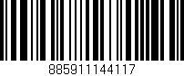 Código de barras (EAN, GTIN, SKU, ISBN): '885911144117'