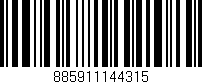 Código de barras (EAN, GTIN, SKU, ISBN): '885911144315'