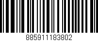 Código de barras (EAN, GTIN, SKU, ISBN): '885911183802'