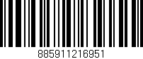 Código de barras (EAN, GTIN, SKU, ISBN): '885911216951'
