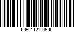 Código de barras (EAN, GTIN, SKU, ISBN): '8859112198530'