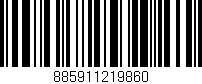 Código de barras (EAN, GTIN, SKU, ISBN): '885911219860'