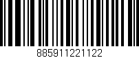 Código de barras (EAN, GTIN, SKU, ISBN): '885911221122'