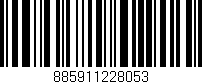 Código de barras (EAN, GTIN, SKU, ISBN): '885911228053'