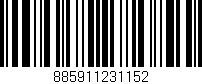 Código de barras (EAN, GTIN, SKU, ISBN): '885911231152'