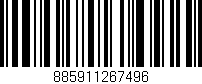 Código de barras (EAN, GTIN, SKU, ISBN): '885911267496'