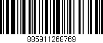 Código de barras (EAN, GTIN, SKU, ISBN): '885911268769'