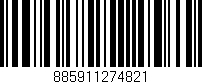 Código de barras (EAN, GTIN, SKU, ISBN): '885911274821'