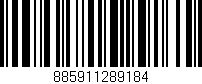 Código de barras (EAN, GTIN, SKU, ISBN): '885911289184'