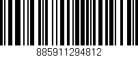 Código de barras (EAN, GTIN, SKU, ISBN): '885911294812'