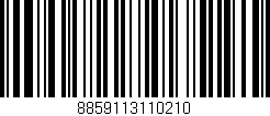 Código de barras (EAN, GTIN, SKU, ISBN): '8859113110210'