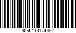 Código de barras (EAN, GTIN, SKU, ISBN): '8859113144352'