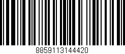 Código de barras (EAN, GTIN, SKU, ISBN): '8859113144420'