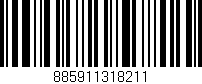 Código de barras (EAN, GTIN, SKU, ISBN): '885911318211'