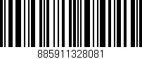 Código de barras (EAN, GTIN, SKU, ISBN): '885911328081'