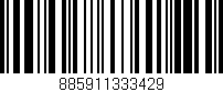 Código de barras (EAN, GTIN, SKU, ISBN): '885911333429'