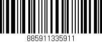 Código de barras (EAN, GTIN, SKU, ISBN): '885911335911'