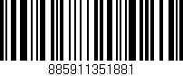Código de barras (EAN, GTIN, SKU, ISBN): '885911351881'