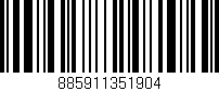 Código de barras (EAN, GTIN, SKU, ISBN): '885911351904'