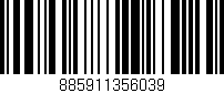 Código de barras (EAN, GTIN, SKU, ISBN): '885911356039'
