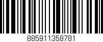 Código de barras (EAN, GTIN, SKU, ISBN): '885911358781'