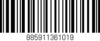 Código de barras (EAN, GTIN, SKU, ISBN): '885911361019'