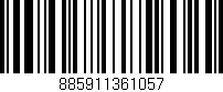 Código de barras (EAN, GTIN, SKU, ISBN): '885911361057'