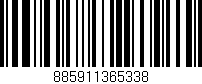 Código de barras (EAN, GTIN, SKU, ISBN): '885911365338'