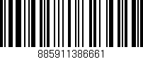 Código de barras (EAN, GTIN, SKU, ISBN): '885911386661'