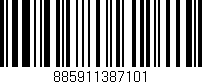 Código de barras (EAN, GTIN, SKU, ISBN): '885911387101'